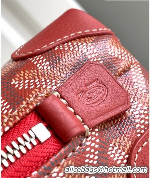 Buy Inexpensive Goyard Vendôme Cosmetic Pouch G2611 Red 2023