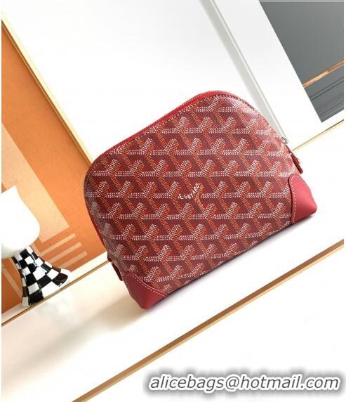 Buy Inexpensive Goyard Vendôme Cosmetic Pouch G2611 Red 2023