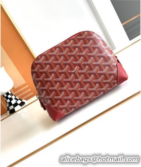 Buy Inexpensive Goyard Vendôme Cosmetic Pouch G2611 Red 2023