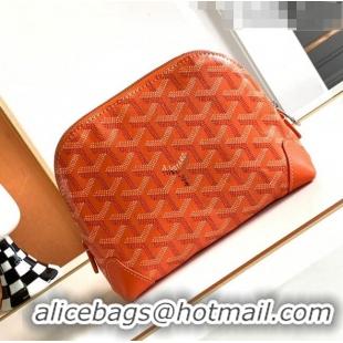 New Style Goyard Vendôme Cosmetic Pouch G2611 Orange 2023