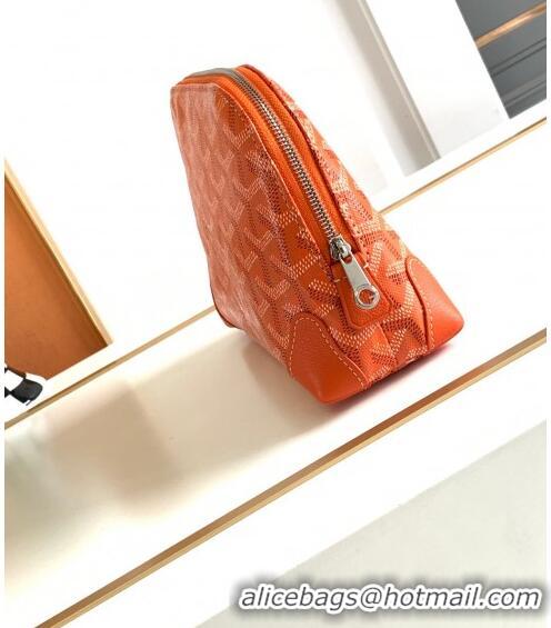 New Style Goyard Vendôme Cosmetic Pouch G2611 Orange 2023