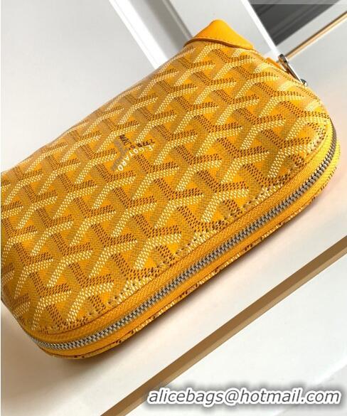 Shop Discount Goyard Vendôme Cosmetic Pouch G2611 Yellow 2023