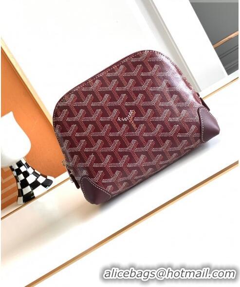 Buy Discount Goyard Vendôme Cosmetic Pouch G2611 Burgundy 2023