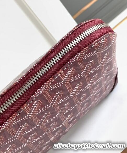 Buy Discount Goyard Vendôme Cosmetic Pouch G2611 Burgundy 2023