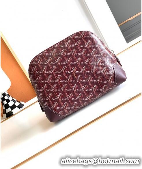 Buy Discount Goyard Vendôme Cosmetic Pouch G2611 Burgundy 2023