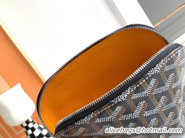 Super Quality Goyard Vendôme Cosmetic Pouch G2611 Black/Brown 2023