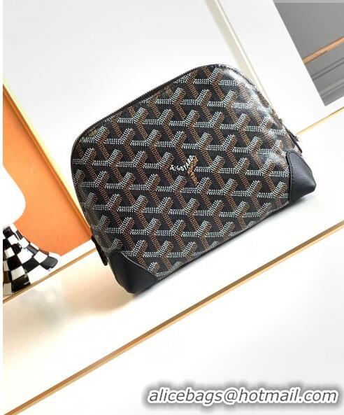 Well Crafted Goyard Vendôme Cosmetic Pouch G2611 Black 2023