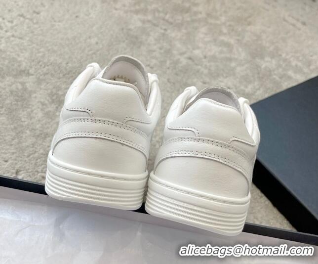 Top Design Chanel Calfskin Low top Sneakers G45080 White