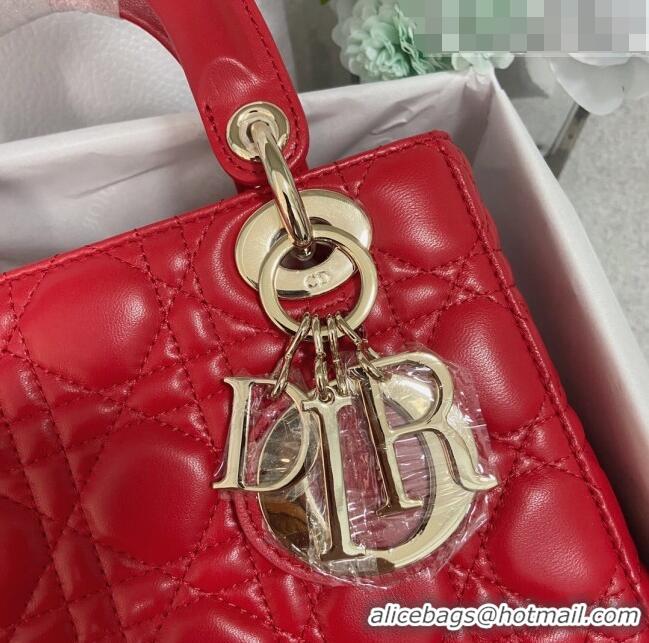 Trendy Design Dior Small Lady Dior My ABCDior Bag in Cannage Lambskin CD6901 Red 2023