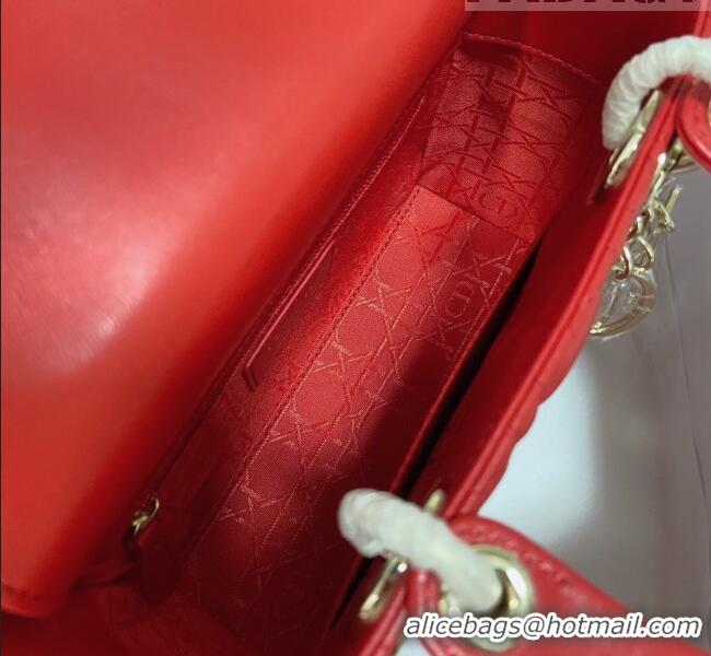 Trendy Design Dior Small Lady Dior My ABCDior Bag in Cannage Lambskin CD6901 Red 2023