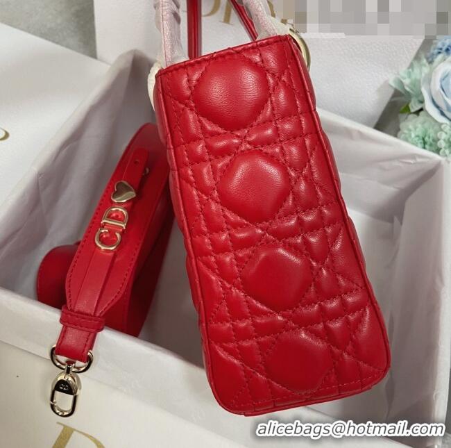 Trendy Design Dior Small Lady Dior My ABCDior Bag in Cannage Lambskin CD6901 Red 2023