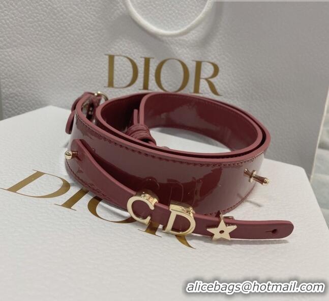 Affordable Price Dior Small Lady Dior My ABCDior Bag in Patent Leather CD6902 Pink 2023