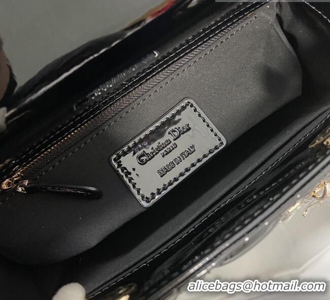 Buy Fashionable Dior Small Lady Dior My ABCDior Bag in Patent Leather CD6902 Black 2023