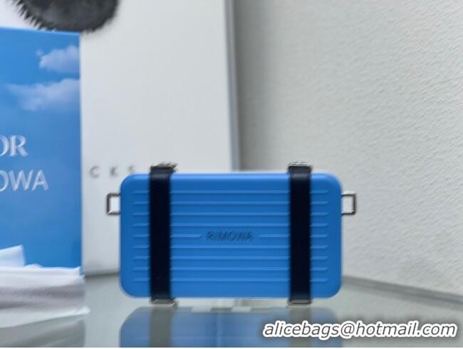 Low Cost Dior x Rimowa Personal Clutch CD1401 Blue 2023