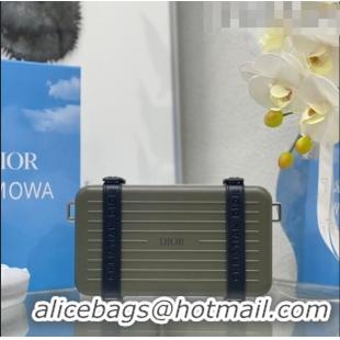 Shop Well Crafted Dior x Rimowa Personal Clutch CD1401 Grey 2023