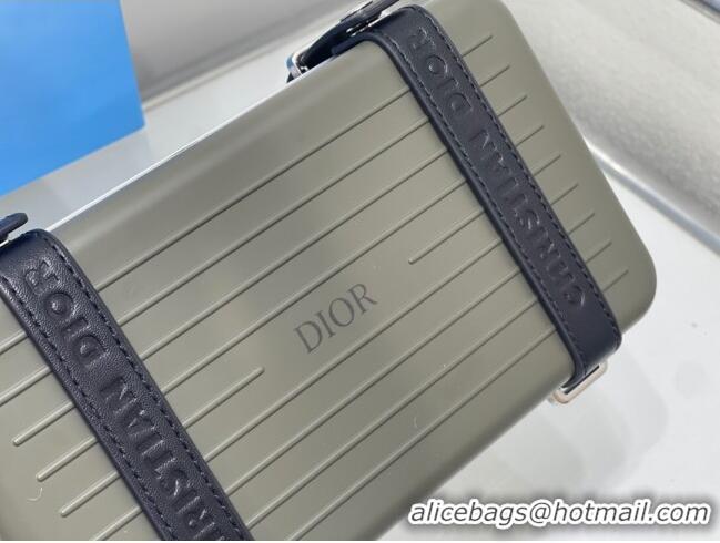 Shop Well Crafted Dior x Rimowa Personal Clutch CD1401 Grey 2023