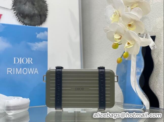 Shop Well Crafted Dior x Rimowa Personal Clutch CD1401 Grey 2023