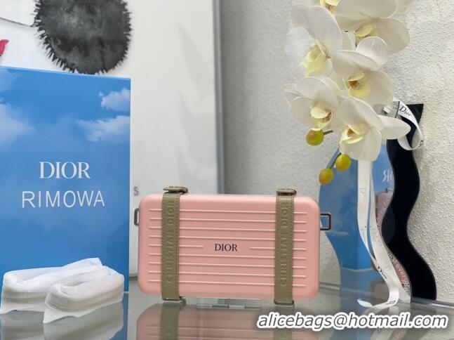 Grade Quality Crafted Dior x Rimowa Personal Clutch CD1401 Pink 2023