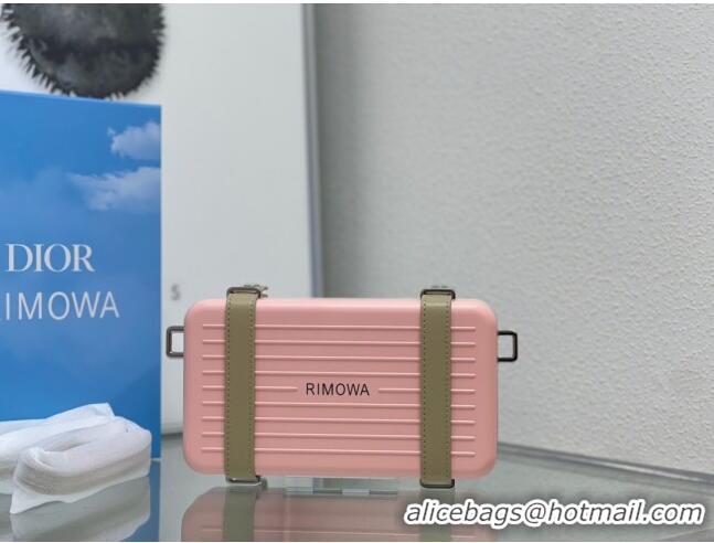 Grade Quality Crafted Dior x Rimowa Personal Clutch CD1401 Pink 2023