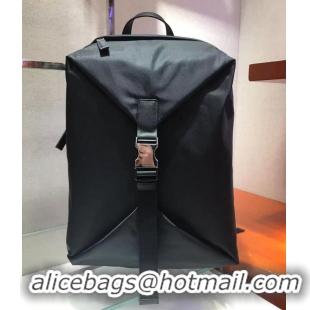 Best Grade Prada Re-Nylon And Saffiano Leather Backpack 2VZ028 Black