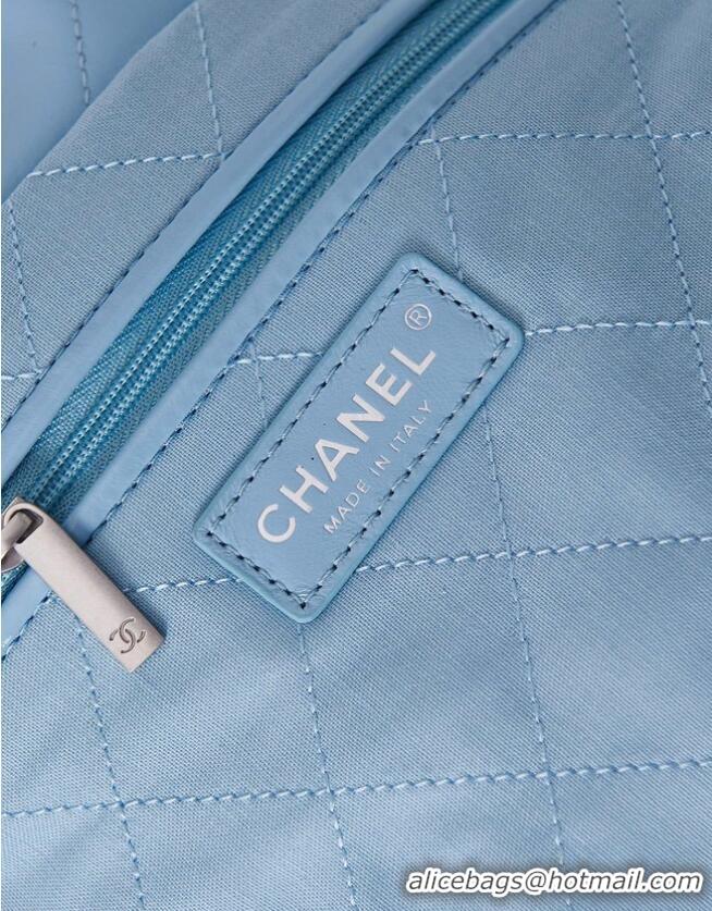 Popular Style CHANEL 22 HANDBAG AS3260 Blue