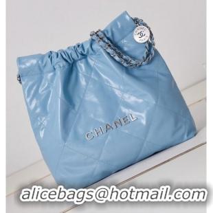 Top Grade CHANEL 22 HANDBAG AS3262 blue