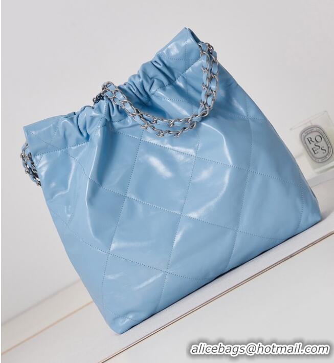 Top Grade CHANEL 22 HANDBAG AS3262 blue