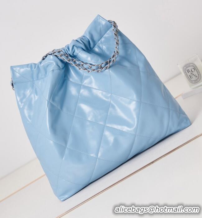 Top Grade CHANEL 22 HANDBAG AS3262 blue