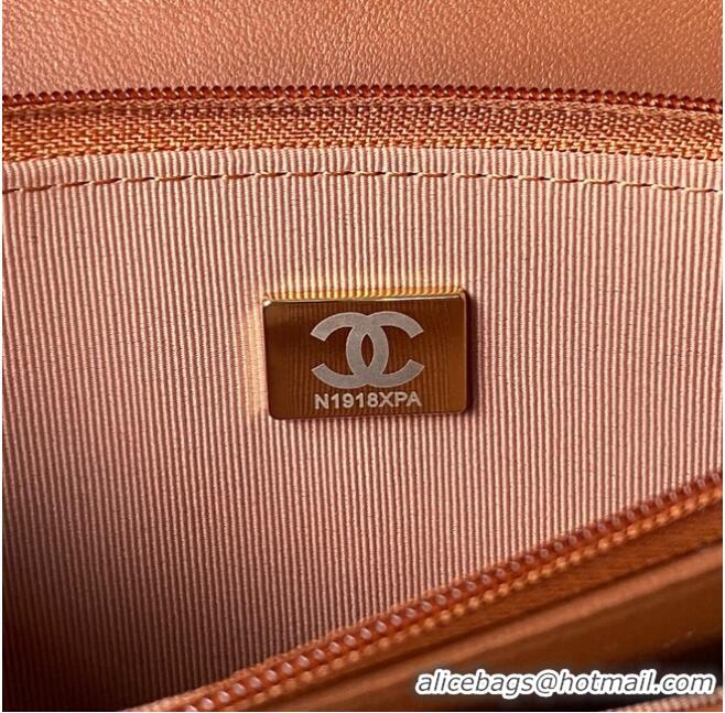 Famous Brand Chanel MINI FLAP BAG AP3424 brown