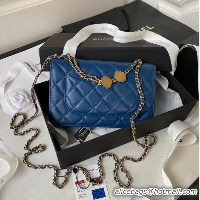 Top Quality Chanel MINI FLAP BAG AP3424 blue