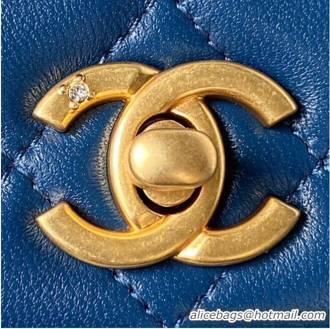 Top Quality Chanel MINI FLAP BAG AP3424 blue