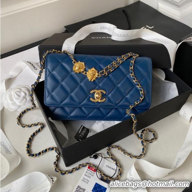 Top Quality Chanel MINI FLAP BAG AP3424 blue