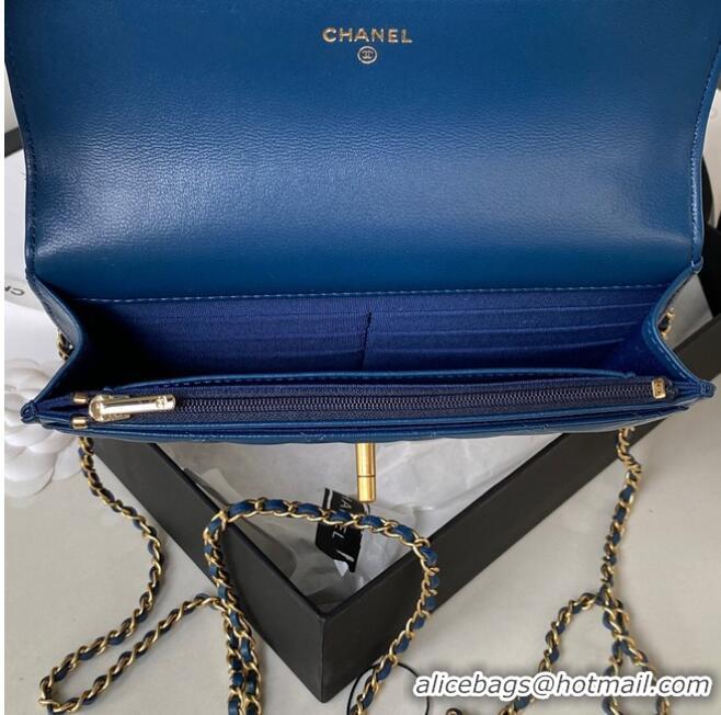 Top Quality Chanel MINI FLAP BAG AP3424 blue