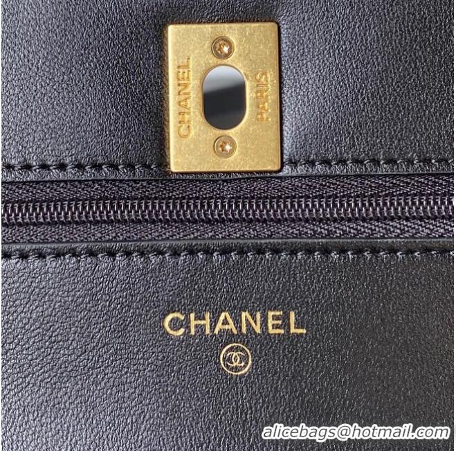 Hot Sell Cheap Chanel MINI FLAP BAG AP3424 black