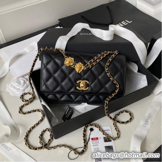 Hot Sell Cheap Chanel MINI FLAP BAG AP3424 black