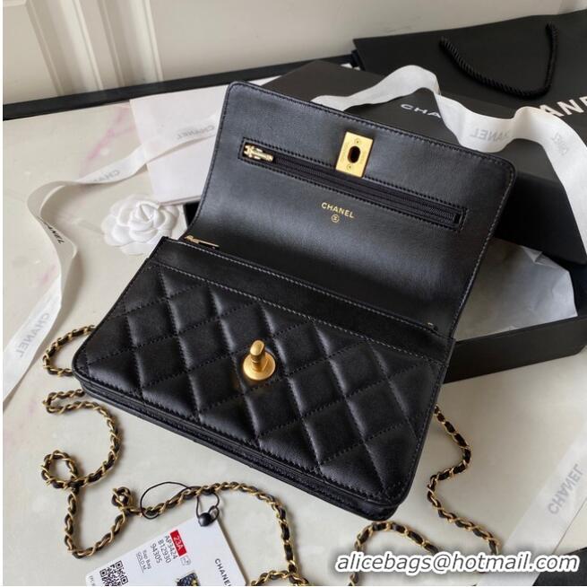 Hot Sell Cheap Chanel MINI FLAP BAG AP3424 black