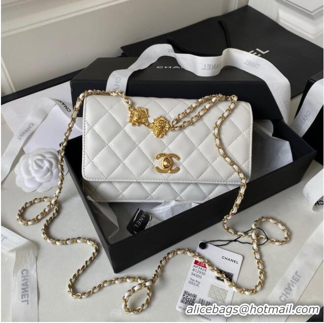 Trendy Design Chanel MINI FLAP BAG AP3424 white