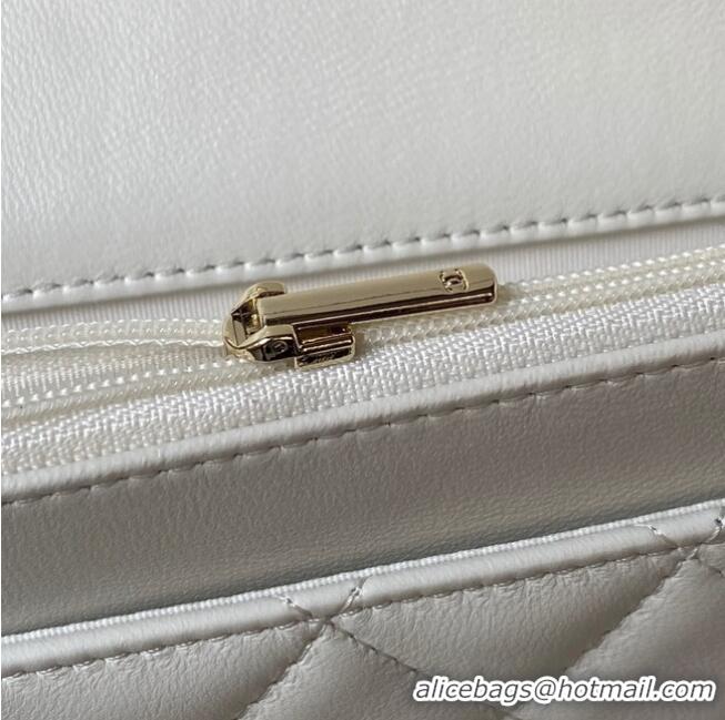 Trendy Design Chanel MINI FLAP BAG AP3424 white