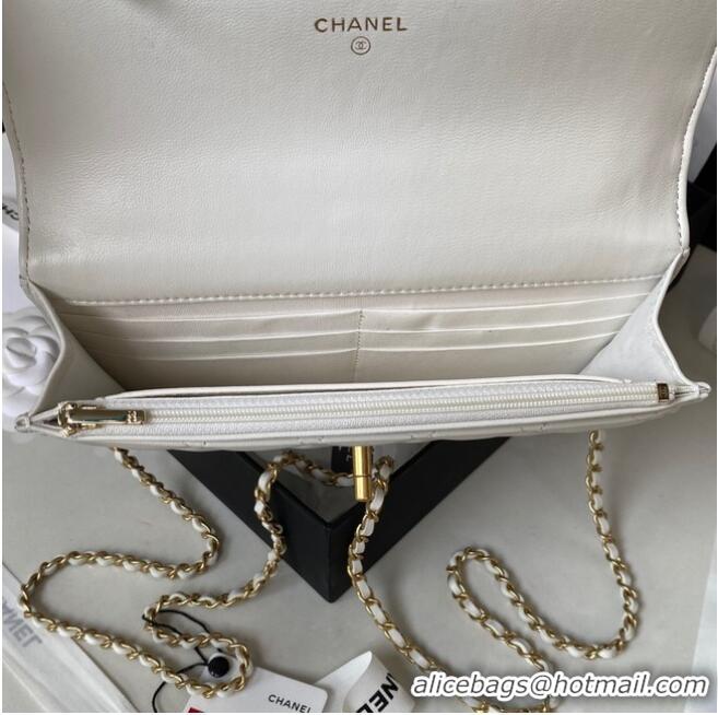 Trendy Design Chanel MINI FLAP BAG AP3424 white