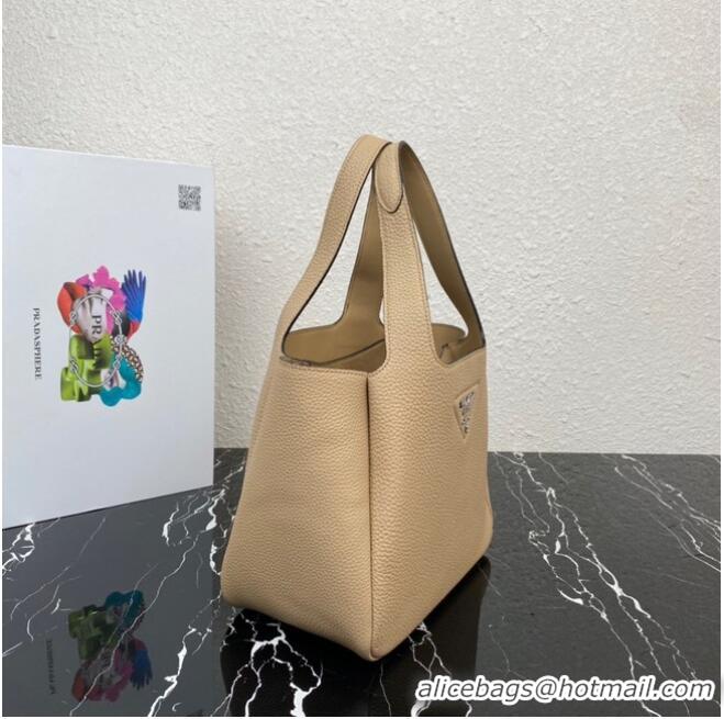 Reasonable Price Prada Medium leather tote 1BG335 Beige