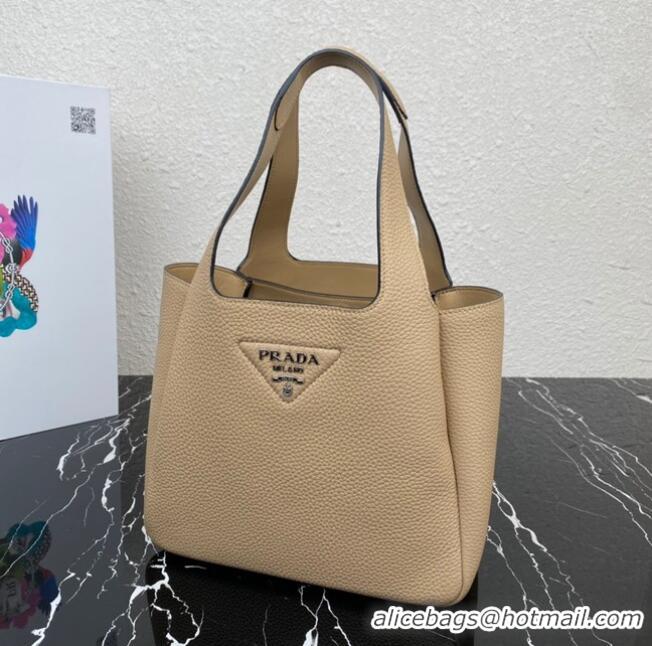 Reasonable Price Prada Medium leather tote 1BG335 Beige