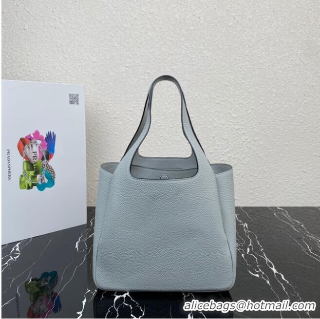 Super Quality Prada Medium leather tote 1BG335 Cornflower