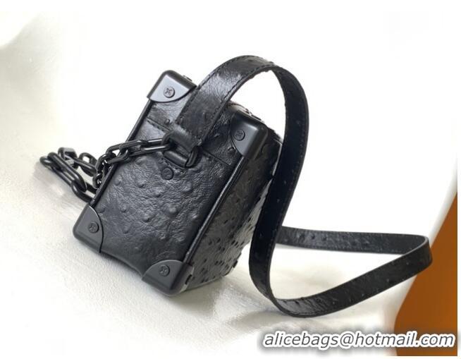 Buy Inexpensive Louis Vuitton Mini Soft Trunk N82245 black