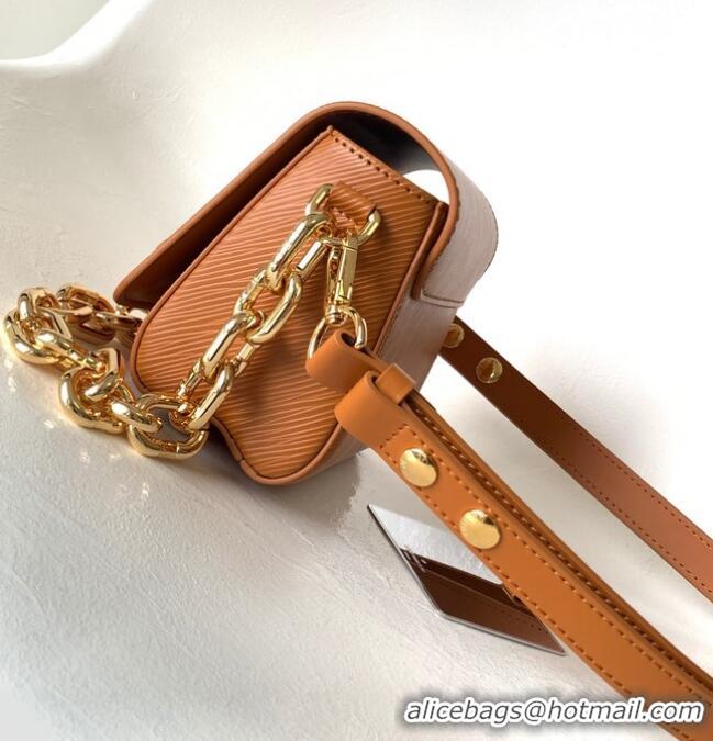 Top Quality Louis Vuitton Twist Lock XL M22297 Gold Miel Brown