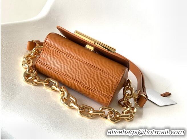 Top Quality Louis Vuitton Twist Lock XL M22297 Gold Miel Brown