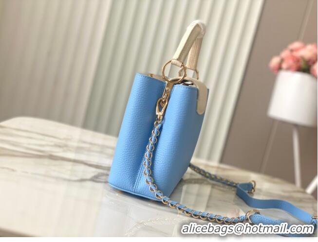 Inexpensive Louis Vuitton Capucines BB M21887 Provence Blue