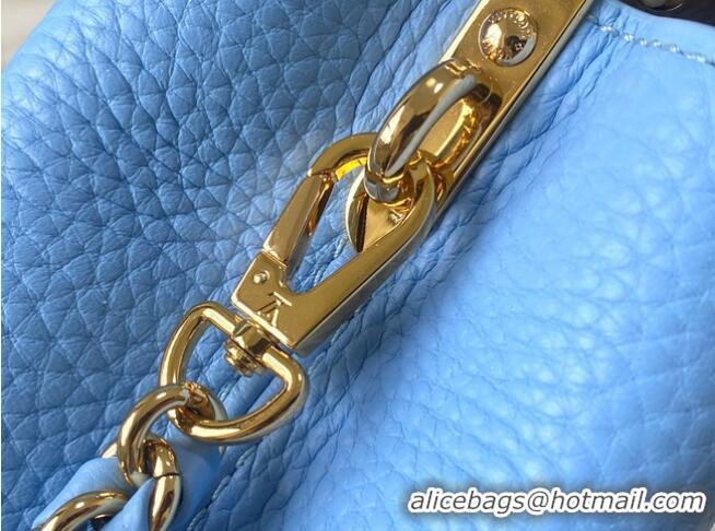 Top Quality Louis Vuitton Capucines Mini M22375 Provence Blue