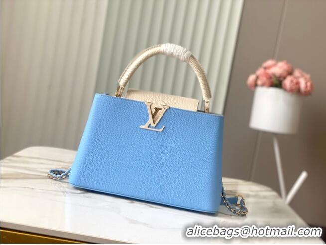 Most Popular Louis Vuitton Capucines MM M20784 Provence Blue