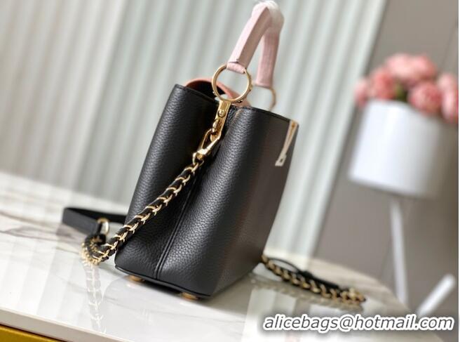 Unique Grade Louis Vuitton Capucines BB M21887 black