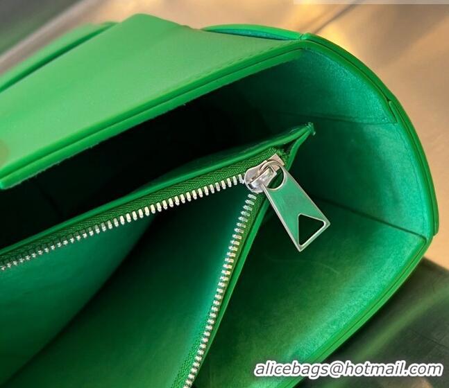 Famous Brand Bottega Veneta Medium Arco Tote Bag in Intrecciato Leather 729244 Parakeet Green 2023